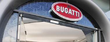 Bugatti Showroom entrance