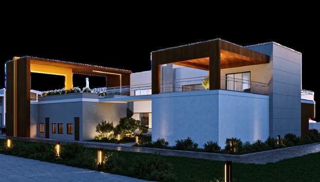 Living spaces under the frame