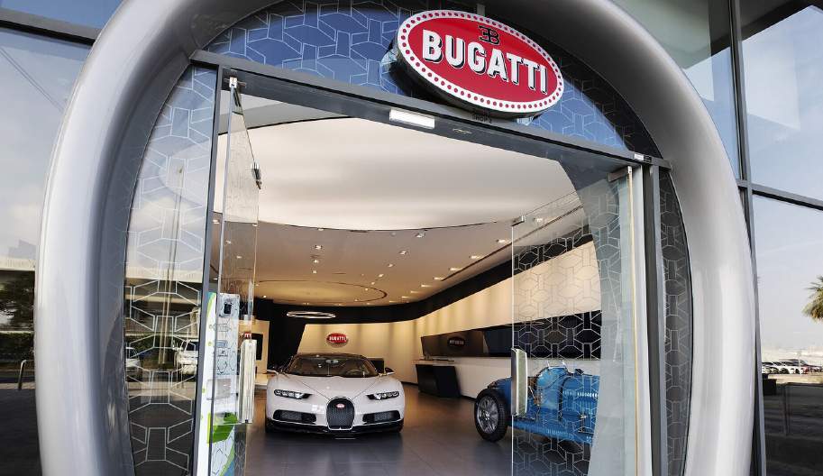 Bugatti Showroom — project render